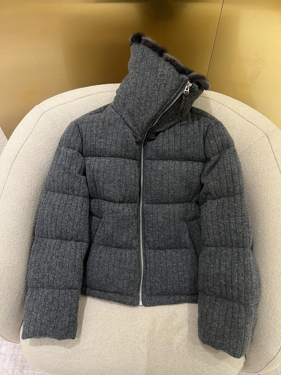 Brunello Cucinelli knitted short coat