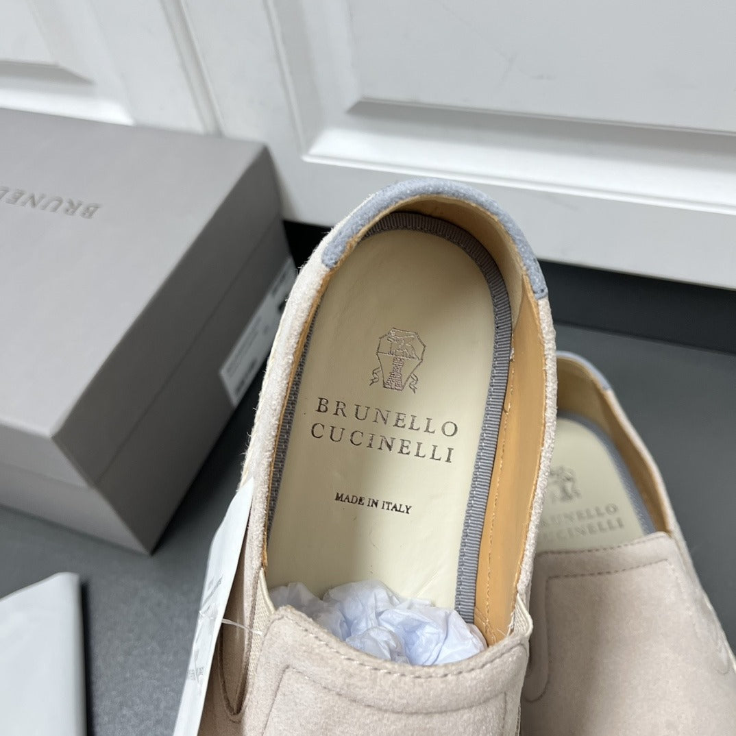 Brunello coccinelli Almond toe loafer