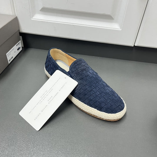 Brunello Cucinelli Braided suede espadrille